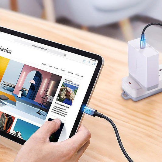 Кабел за данни и зареждане USB-C - USB-C UGREEN US316, 100W, 2m, Сив