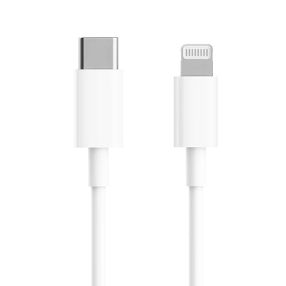 Кабел за данни и зареждане Xiaomi USB-C към Lightning USB-C - Lightning Xiaomi, 18W, 1 м, бял BHR4421GL