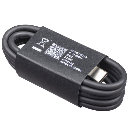 Кабел за данни и зареждане USB-C - USB-C Motorola, 1m, Черен SC18D13215