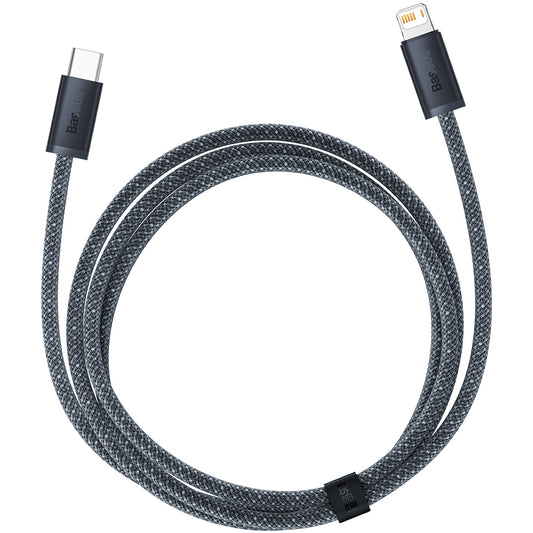Кабел за данни и зареждане USB-C - Lightning Baseus Dynamic Series, 20W, 1m, Сив CALD000016