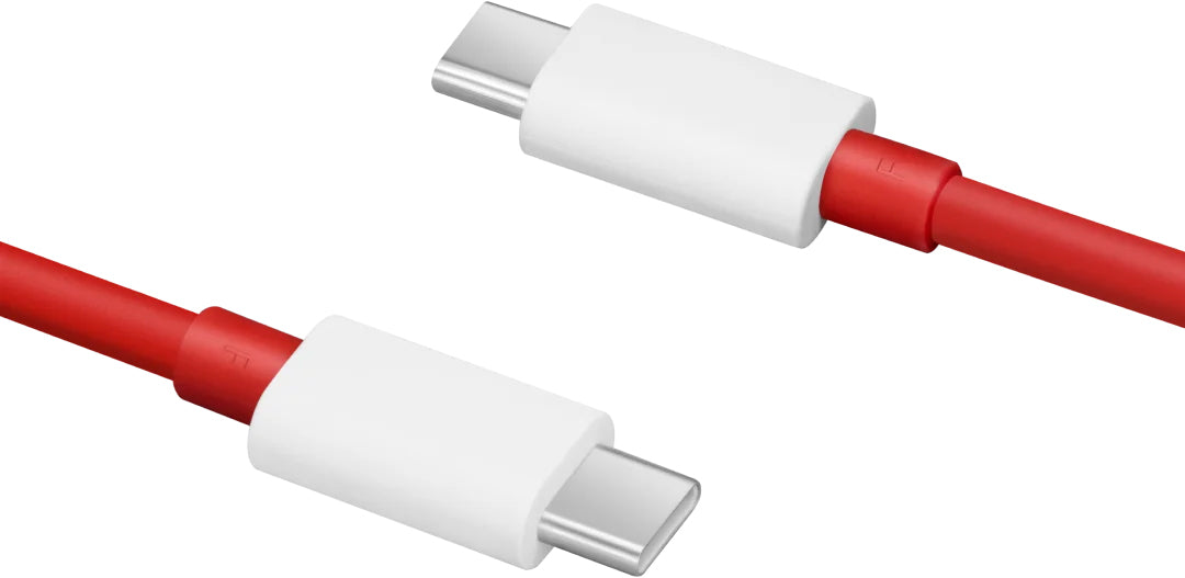 Кабел за данни и зареждане USB-C - USB-C OnePlus DL152, 150W, 1 м, червен 5461100529