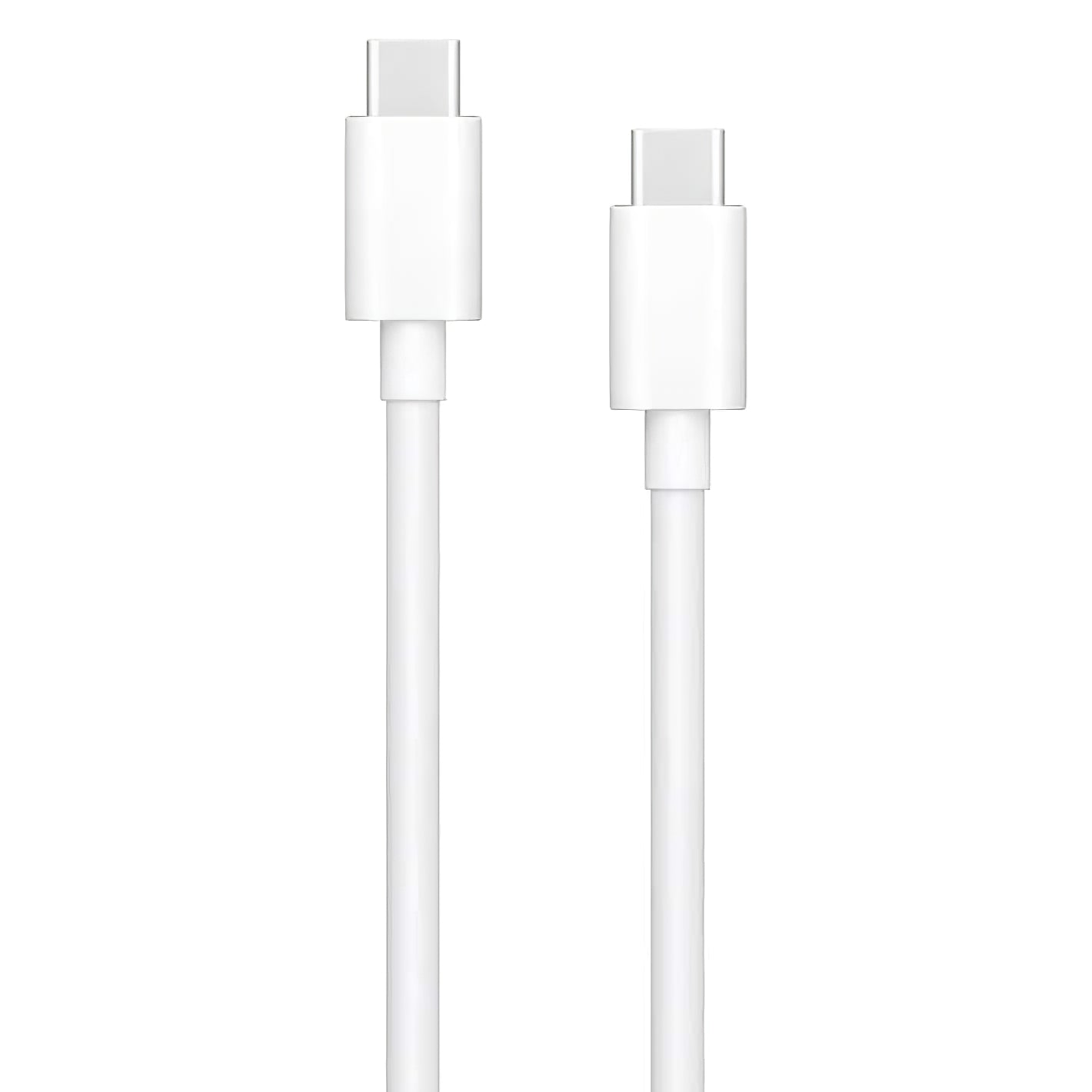 USB-C кабел за данни и зареждане - USB-C Oppo DL149, 65W, 1m, бял