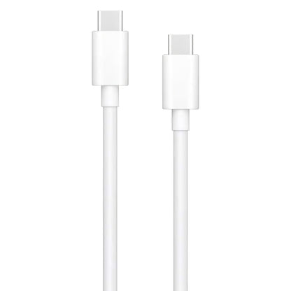 USB-C кабел за данни и зареждане - USB-C Oppo DL149, 65W, 1m, бял