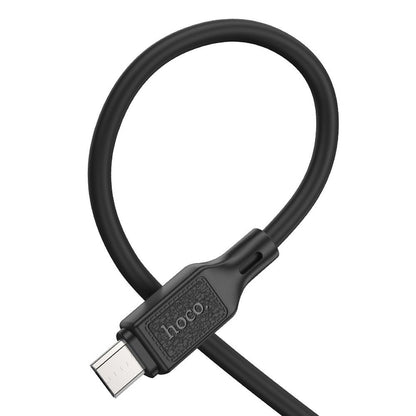 HOCO X90 USB-A - microUSB кабел за данни и зареждане HOCO X90, 18W, 1m, черен 