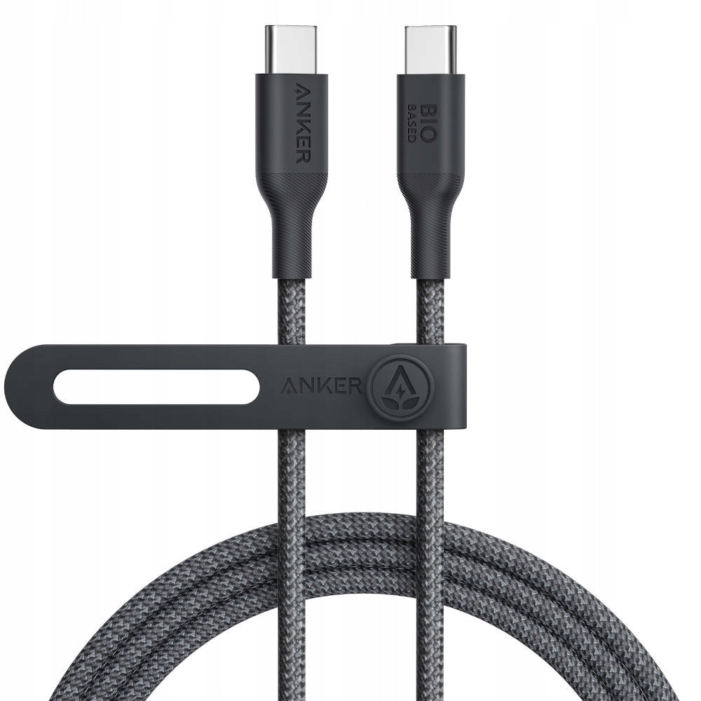 USB-C кабел за данни и зареждане - USB-C Anker 544, 140W, 1,8 м, черен A80F6H11 