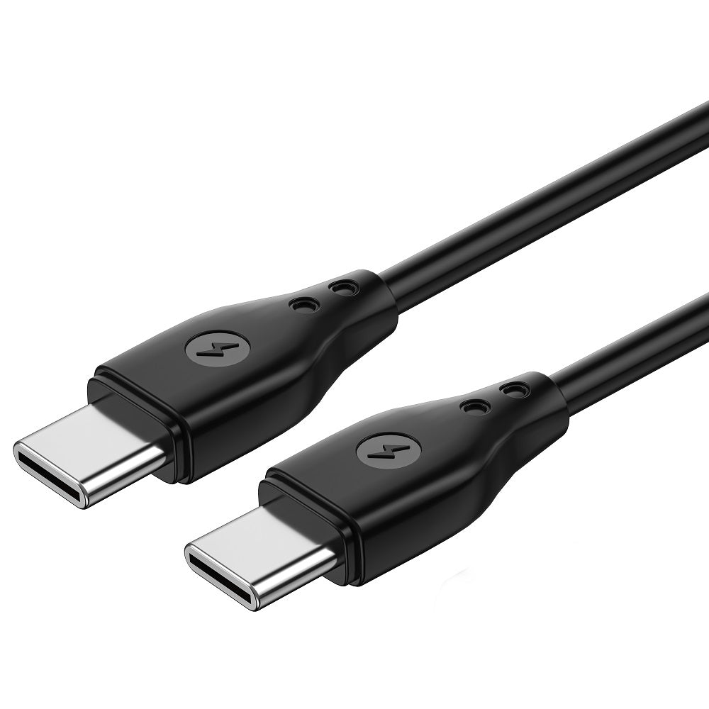 USB-C кабел за данни и зареждане - USB-C WiWu Wi-C002, 67W, 1m, черен 