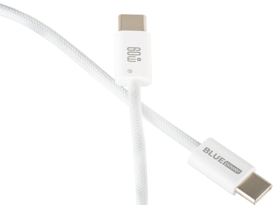 USB-C Data and Charging Cable - USB-C Blue Power NB-Q273, 60W, 1m, White
