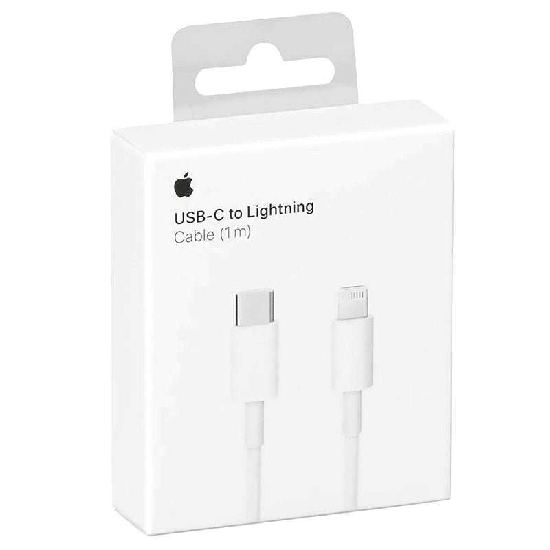 Кабел за данни и зареждане USB-C - Lightning Apple, 1m, Бял, Swap
