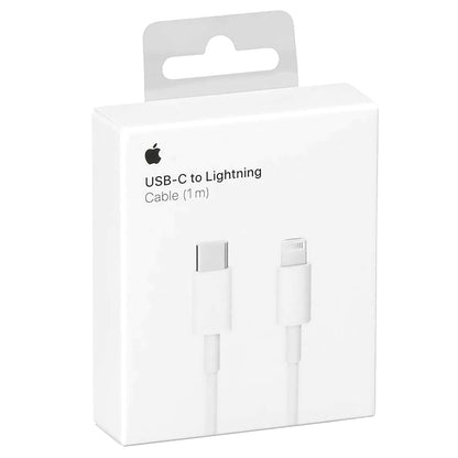 Кабел за данни и зареждане USB-C - Lightning Apple, 1m, Бял, Swap