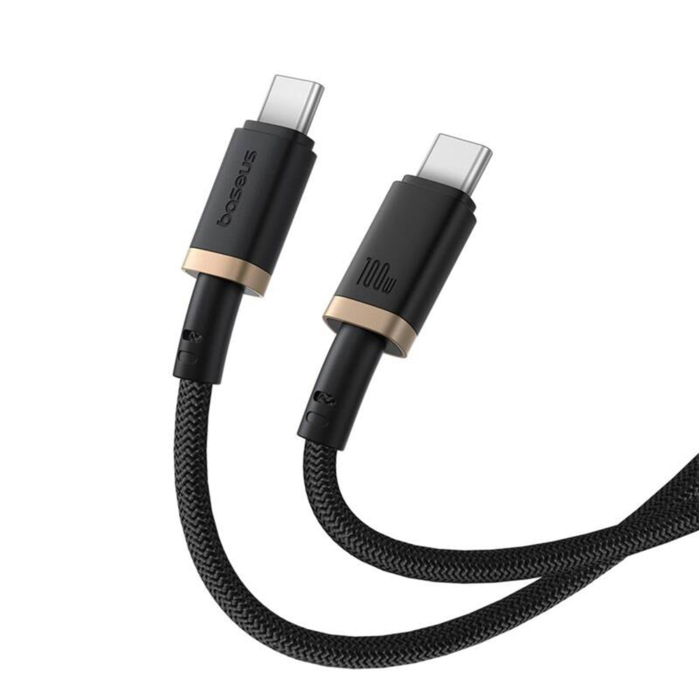 Кабел за данни и зареждане USB-C - USB-C Baseus Dura Series, 100W, 2m, Златист P10377803U01-03