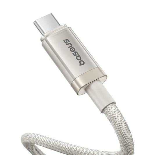 Кабел за данни и зареждане USB-C - USB-C Baseus Titanium, 100W, 1m, Сребрист P10378100G21-00