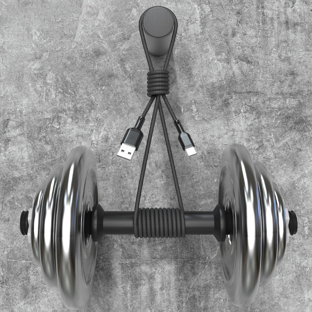 Кабел за данни и зареждане USB-A - USB-C Dudao L9T, 100W, 1m, Черен