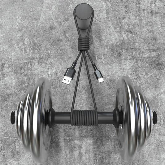 Кабел за данни и зареждане USB-A - USB-C Dudao L9T, 100W, 1m, Черен