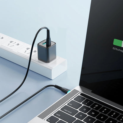Кабел за данни и зареждане USB-C - USB-C Joyroom S-A32, 60W, 1m, Черен