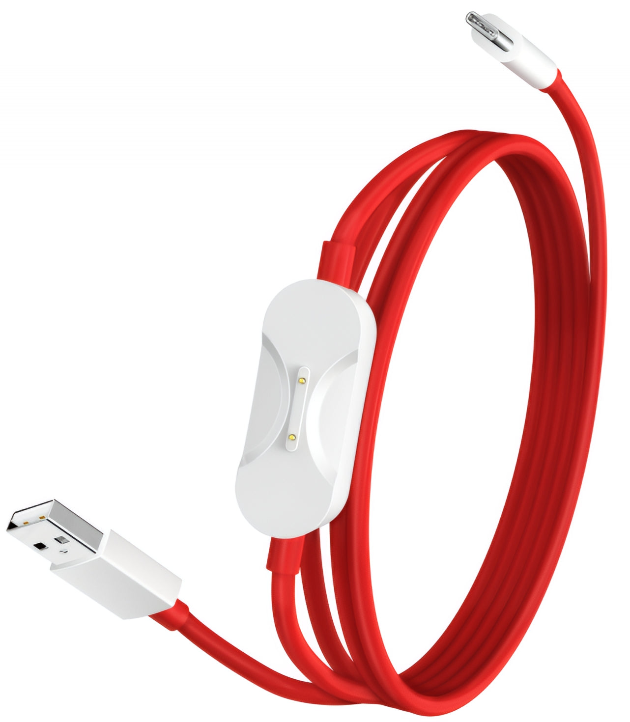 USB-A to USB-C / Pogo Pin OnePlus DL162 Data and Charging Cable, 80W, 1.2m, Red 5461100665
