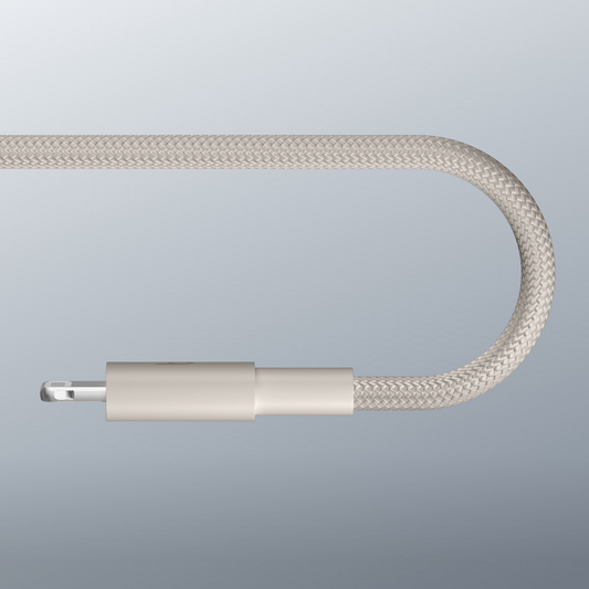 Кабел за данни и зареждане USB-C - Lightning Beats, 1.5m, Бежов MDGL4ZM/A
