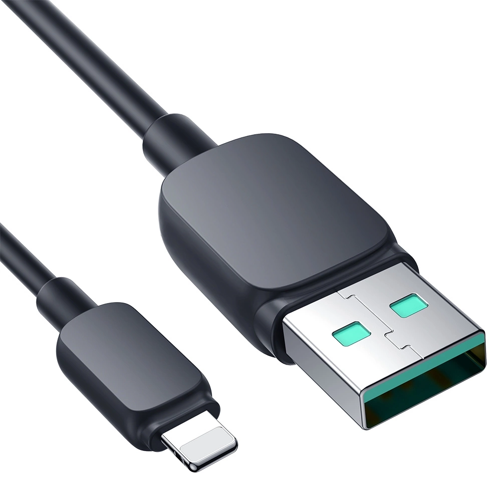 Кабел за данни и зареждане USB-A - Lightning Joyroom S-A14, 18W, 1.2м, Черен