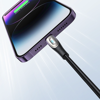 Кабел за данни и зареждане USB-A - Lightning Joyroom SA31-AL3, 18W, 1.2м, Черен