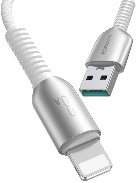 Кабел за данни и зареждане USB-A - Lightning Joyroom S-A51, 18W, 1.2м, Сив