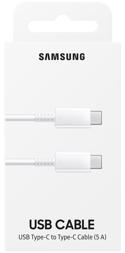 USB-C кабел за данни и зареждане - USB-C Samsung EP-DN975, 100W, 1 м, бял EP-DN975BWEGWWW