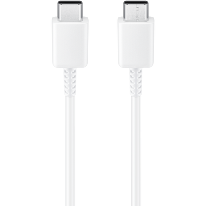 USB-C кабел за данни и зареждане - USB-C Samsung EP-DW767JWE, 25W, 1,8 м, бял GP-TOU021RFCWWW