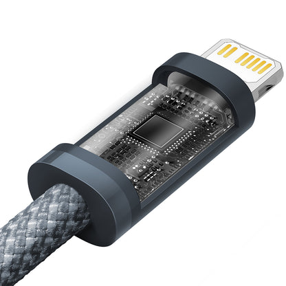 Кабел за данни и зареждане USB-C - Lightning Baseus Dynamic Series, 20W, 1m, Сив CALD000016
