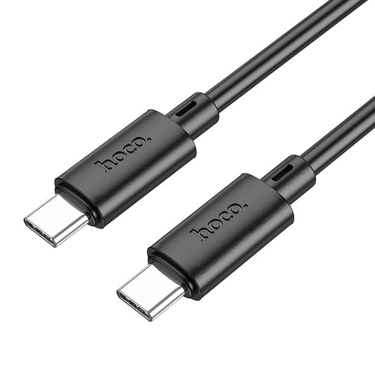 USB-C кабел за данни и зареждане - USB-C HOCO X88, 60W, 1m, черен 