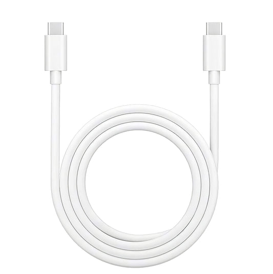 USB-C кабел за данни и зареждане - USB-C Oppo DL149, 65W, 1m, бял