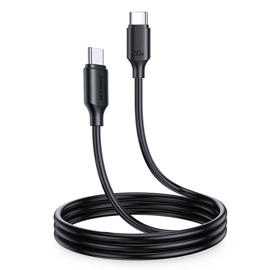 USB-C кабел за данни и зареждане - USB-C Joyroom S-CC060A9, 60W, 1m, черен 