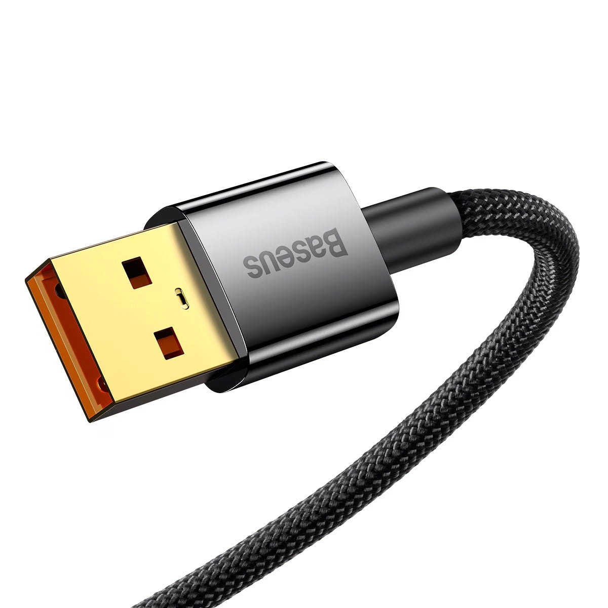 Кабел за данни и зареждане USB-A - USB-C Baseus Explorer, 100W, 2m, Черен CATS000301