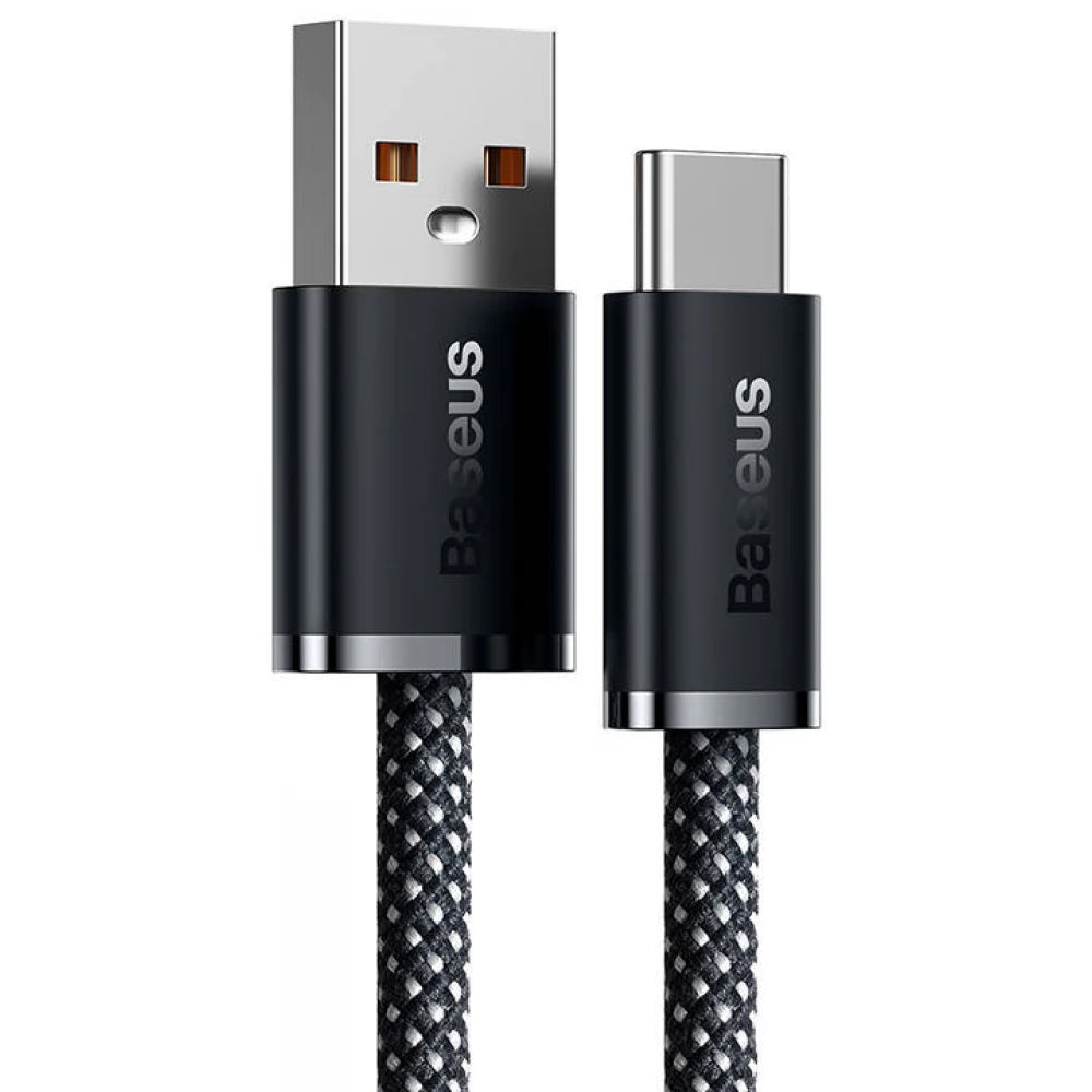 Кабел за данни и зареждане USB-A - USB-C Baseus Dynamic Series, 100W, 2m, сив CALD000716