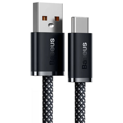 Кабел за данни и зареждане USB-A - USB-C Baseus Dynamic Series, 100W, 2m, сив CALD000716