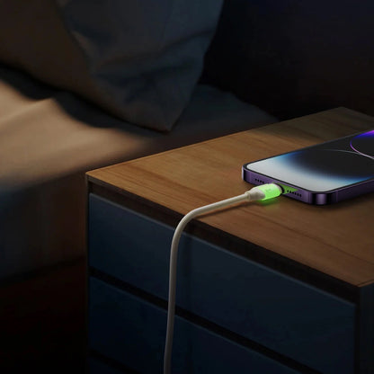 Кабел за данни и зареждане USB-A - Lightning Joyroom S-A53, 18W, 1.2m, Бежов