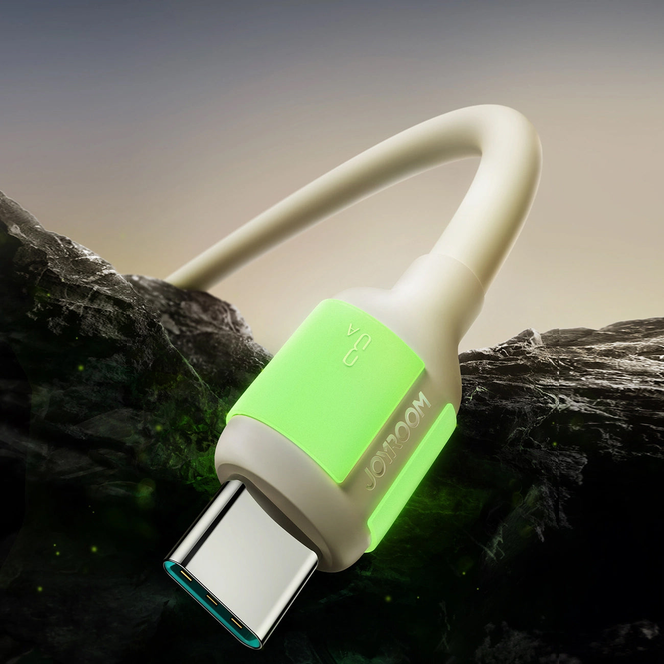 Кабел за данни и зареждане USB-A - USB-C Joyroom S-A53, 18W, 1.2m, Бежов