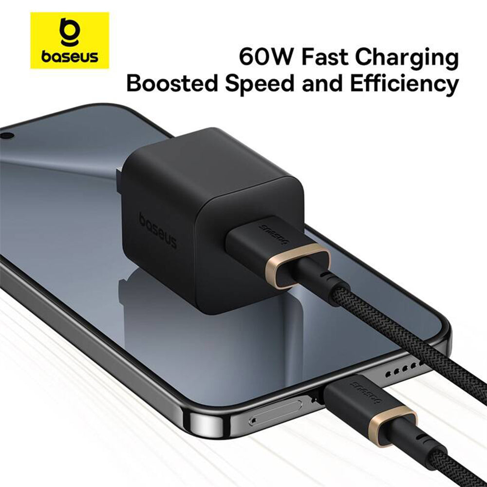 Кабел за данни и зареждане USB-A - USB-C Baseus Dura Series, 60W, 1m, Златист P10377802U01-00