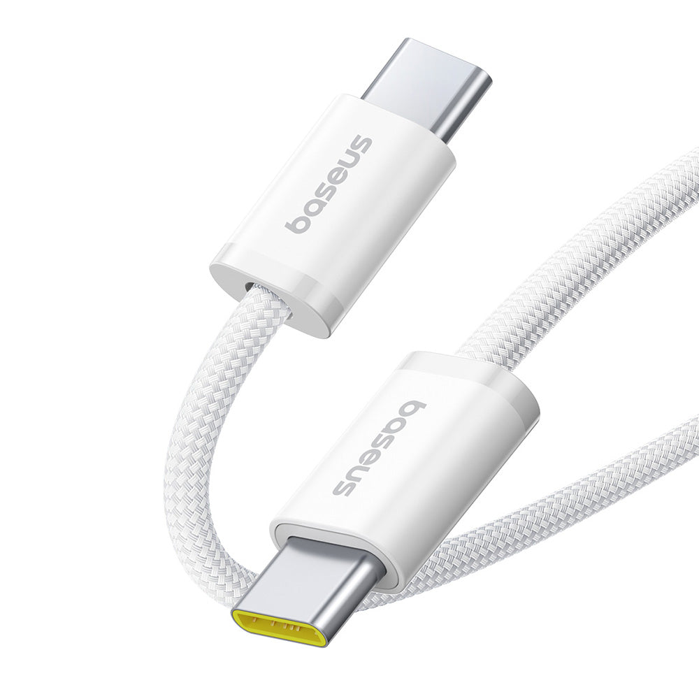 Кабел за данни и зареждане USB-C - USB-C Baseus Dynamic 4 Series, 100W, 1m, Бял P10381400211-00