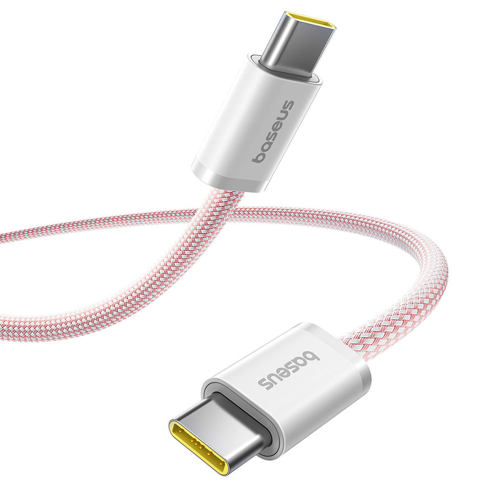 Кабел за данни и зареждане USB-C - USB-C Baseus Dynamic 4 Series, 100W, 1m, Розов P10381400411-00