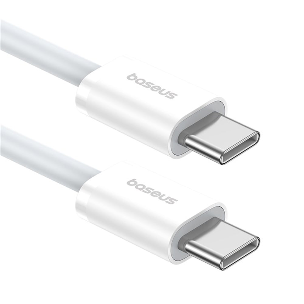 Кабел за данни и зареждане USB-C - USB-C Baseus Superior Series 2, 30W, 2m, Бял P10365200211-01