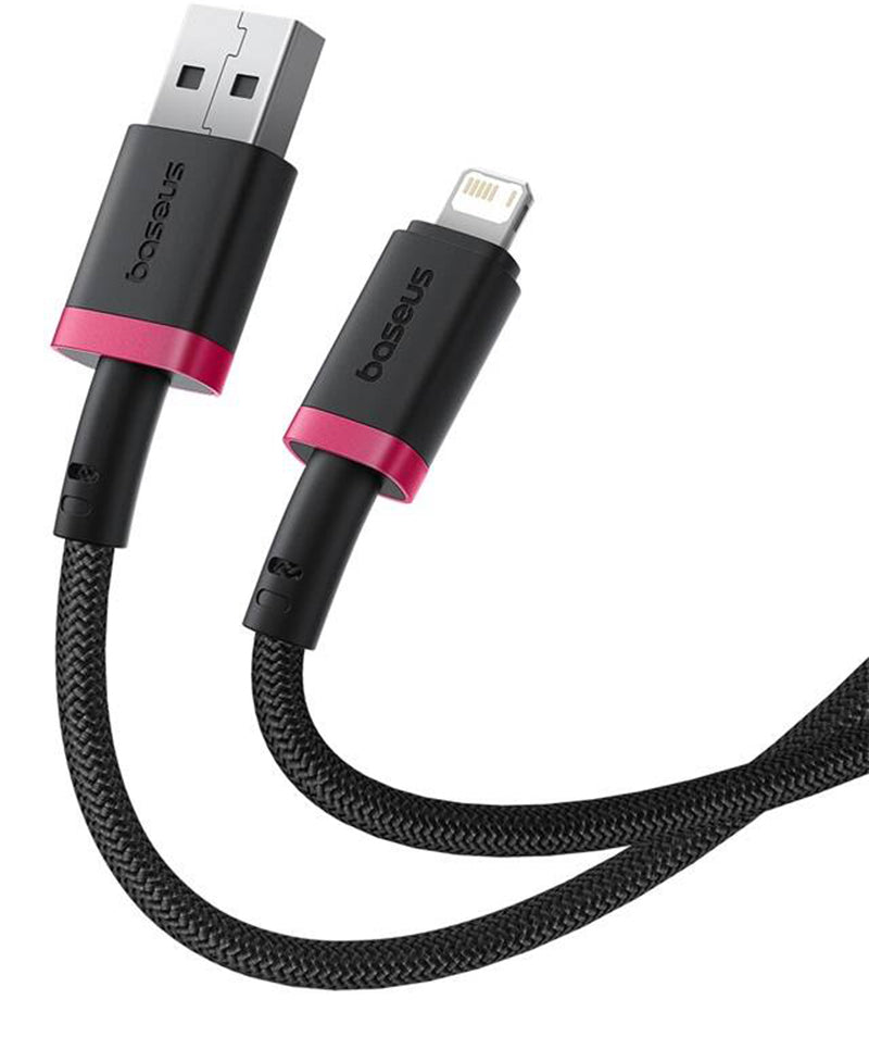 Кабел за данни и зареждане USB-A - Lightning Baseus Dura Series, 18W, 2m, Червен P10377801U01-03