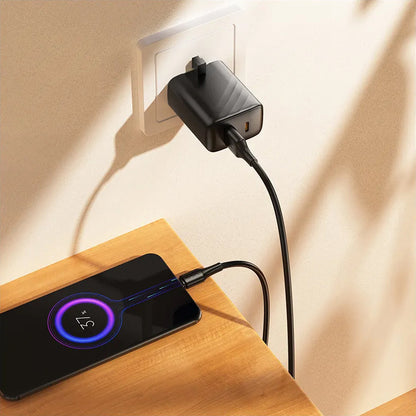 Кабел за данни и зареждане USB-A - microUSB HOCO X120, 18W, 1m, Черен