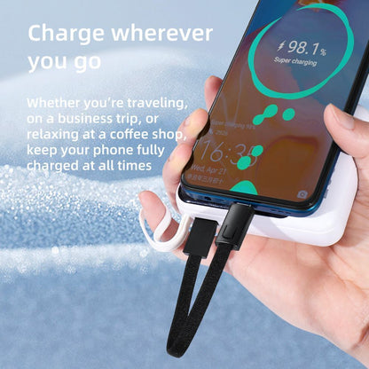 Кабел за данни и зареждане USB-C - USB-C Tech-Protect Ultraboost DNA Keychain, 60W, 0.17m, Сив