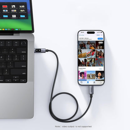 USB-C Data and Charging Cable - USB-C UGREEN L509, 100W, 3m, Gray