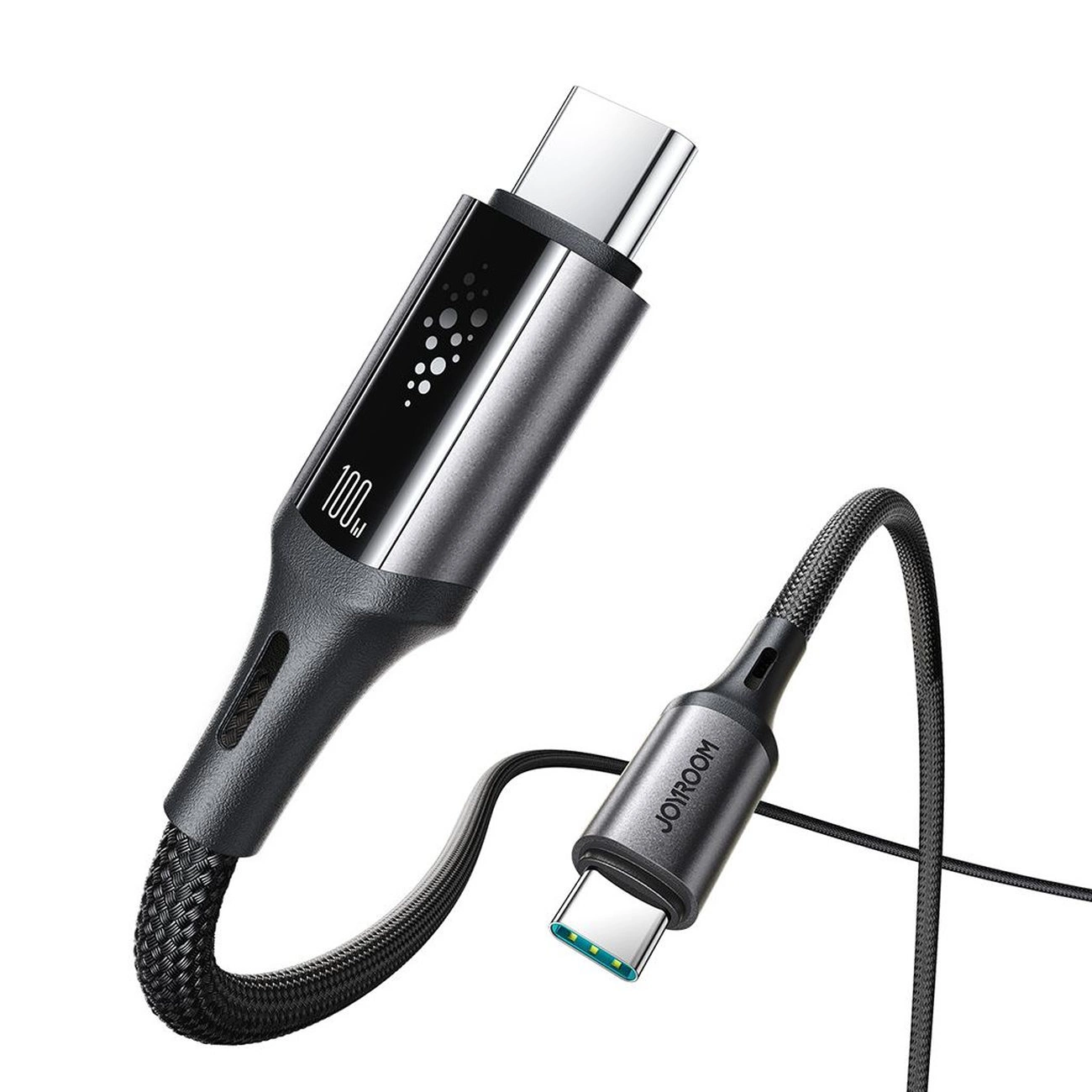 Кабел за данни и зареждане USB-C - USB-C Joyroom S-A60 StarTalk, 100W, 1.2m, Черен