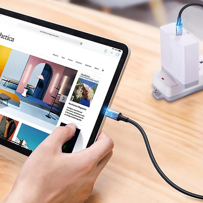 Кабел за данни и зареждане USB-C - USB-C UGREEN US316, 100W, 3m, Сив