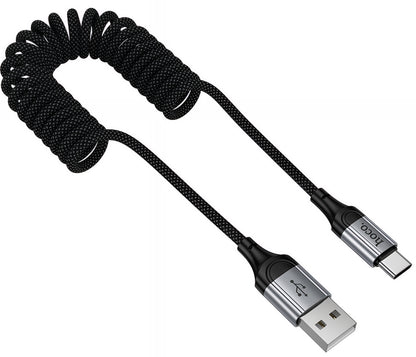 Кабел за данни и зареждане USB-A - USB-C HOCO X121, 18W, 1.5m, Черен