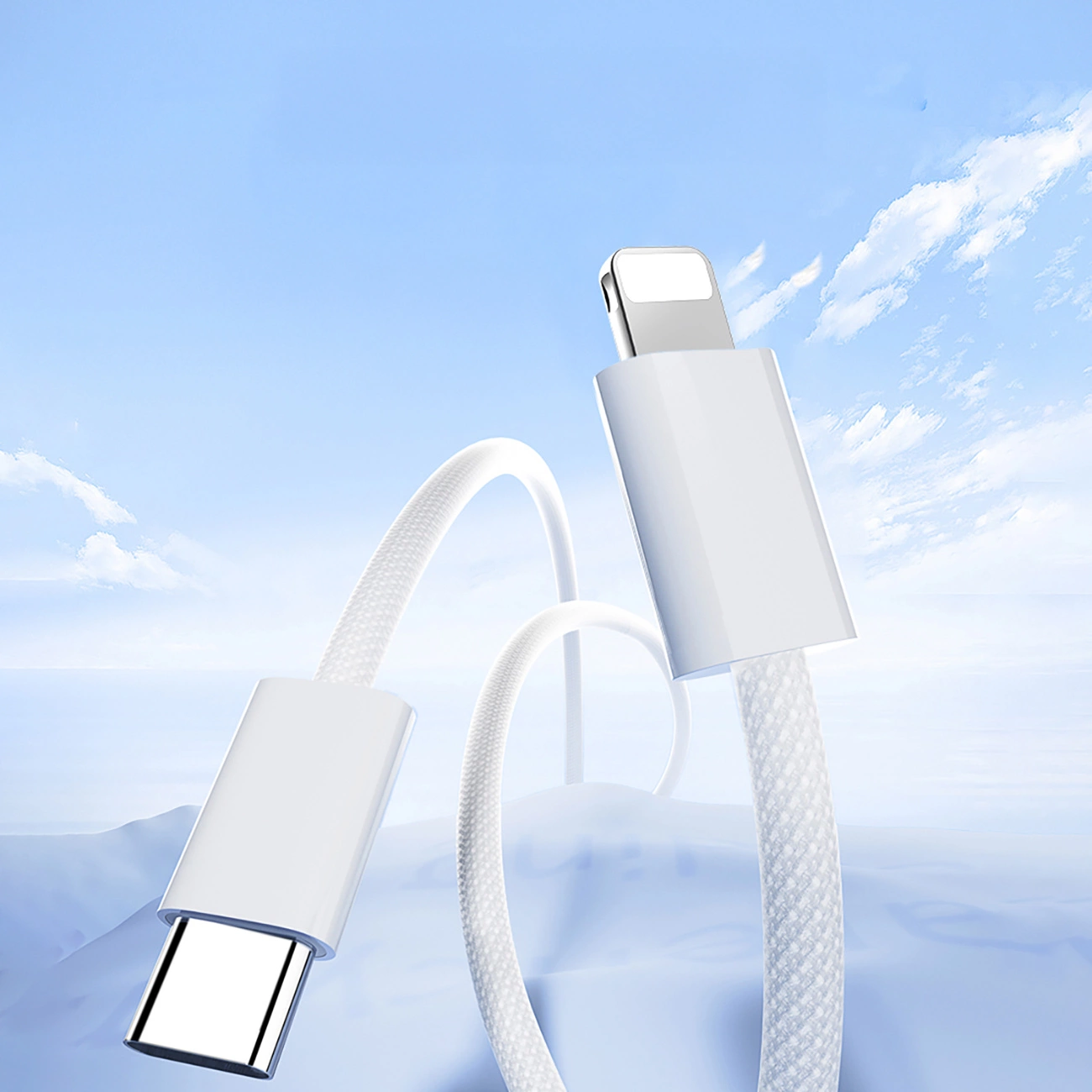 Кабел за данни и зареждане USB-C - Lightning Joyroom S-A45, 30W, 1m, Бял