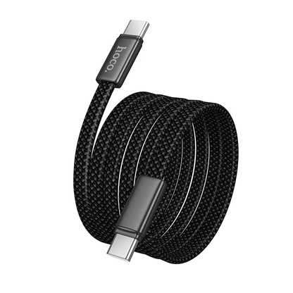 Кабел за данни и зареждане USB-C - USB-C HOCO X125, 60W, 1m, Черен