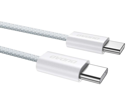 Кабел за данни и зареждане USB-C - USB-C Dudao L6C, 30W, 1м, син