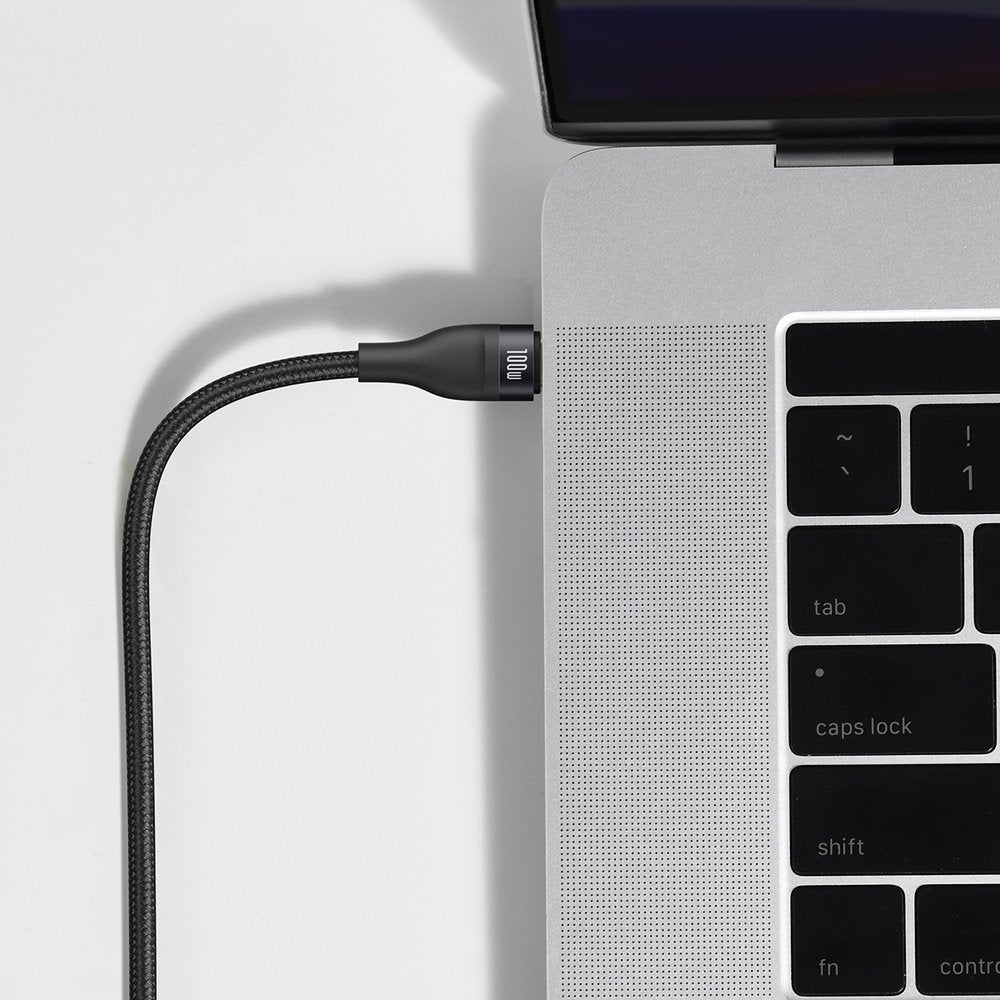 Кабел за данни и зареждане USB-C - Lightning / USB-C Baseus Flash Series 2in1, 100W, 1.2m, Черен CA1T2-F01