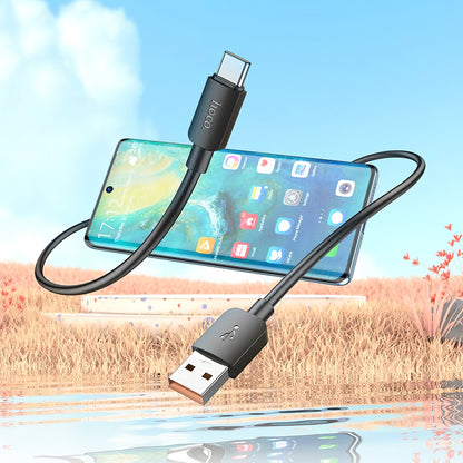 Кабел за данни и зареждане USB-A - USB-C HOCO X96, 100W, 1 м, черен 